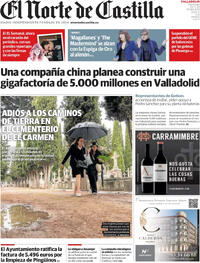 Portada El Norte de Castilla 2025-11-02