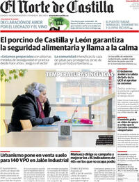 Portada El Norte de Castilla 2025-12-02