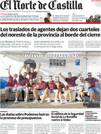 Portada El Norte de Castilla 2025-08-04
