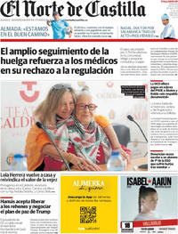 Portada El Norte de Castilla 2025-10-04