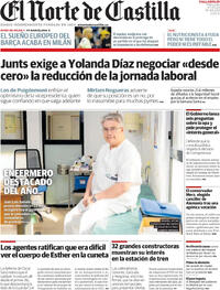 Portada periódico El Norte de Castilla