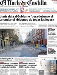 Portada El Norte de Castilla 2025-11-07