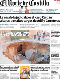 Portada periódico El Norte de Castilla