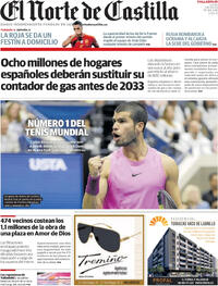 Portada El Norte de Castilla 2025-09-08