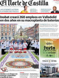 Portada El Norte de Castilla 2025-09-09