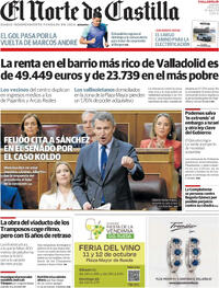 Portada El Norte de Castilla 2025-10-09