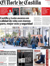 Portada El Norte de Castilla 2025-11-09