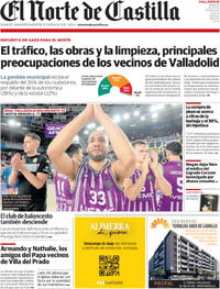 Portada periódico El Norte de Castilla