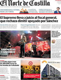 Portada El Norte de Castilla 2025-09-10