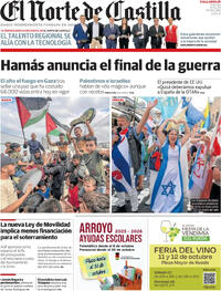 Portada El Norte de Castilla 2025-10-10