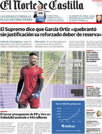 Portada El Norte de Castilla 2025-12-10