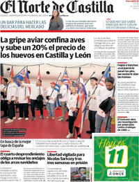Portada El Norte de Castilla 2025-11-11