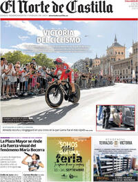 Portada El Norte de Castilla 2025-09-12