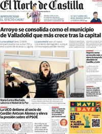 Portada El Norte de Castilla 2025-12-12