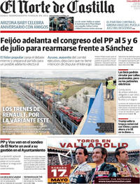 Portada El Norte de Castilla 2025-05-13