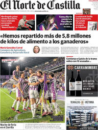 Portada El Norte de Castilla 2025-09-14
