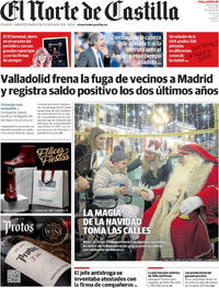 Portada El Norte de Castilla 2025-12-14