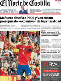 Portada El Norte de Castilla 2025-10-15