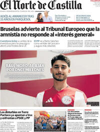 Portada El Norte de Castilla 2025-07-16