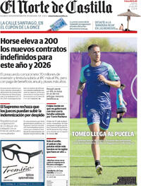 Portada El Norte de Castilla 2025-07-17