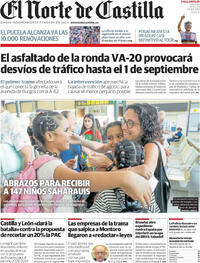 Portada El Norte de Castilla 2025-07-18