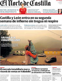 Portada El Norte de Castilla 2025-08-18