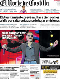Portada El Norte de Castilla 2025-07-19