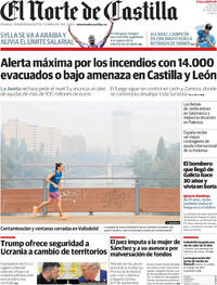 Portada El Norte de Castilla 2025-08-19