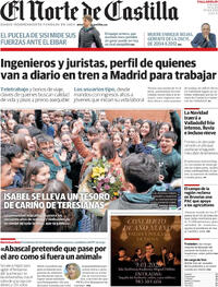 Portada El Norte de Castilla 2025-12-19