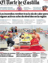 Portada El Norte de Castilla 2025-08-20