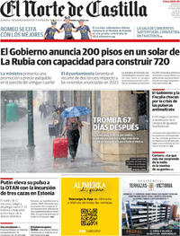 Portada El Norte de Castilla 2025-09-20