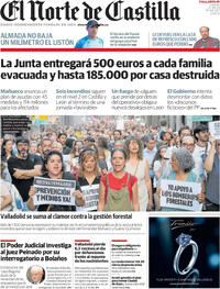 Portada El Norte de Castilla 2025-08-21