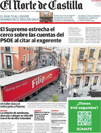 Portada El Norte de Castilla 2025-10-21