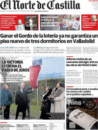 Portada El Norte de Castilla 2025-12-21