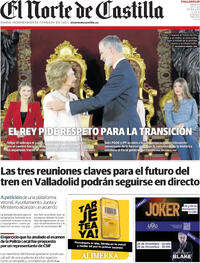 Portada El Norte de Castilla 2025-11-22