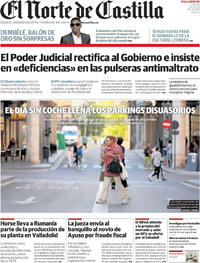 Portada El Norte de Castilla 2025-09-23