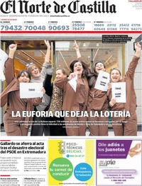 Portada El Norte de Castilla 2025-12-23
