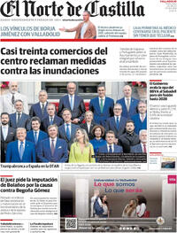 Portada El Norte de Castilla 2025-06-25