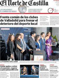 Portada El Norte de Castilla 2025-10-25