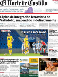 Portada El Norte de Castilla 2025-11-25