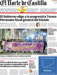 Portada El Norte de Castilla 2025-11-26
