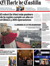 Portada El Norte de Castilla 2025-12-26