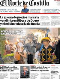 Portada El Norte de Castilla 2025-09-27