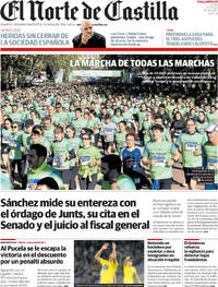 Portada El Norte de Castilla 2025-10-27