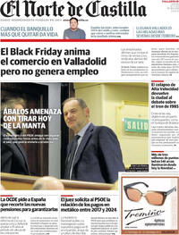 Portada El Norte de Castilla 2025-11-27