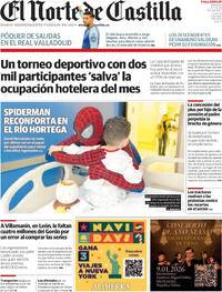 Portada El Norte de Castilla 2025-12-27