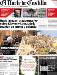Portada El Norte de Castilla 2025-12-28