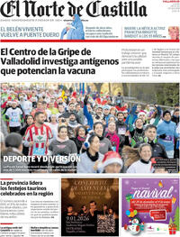 Portada El Norte de Castilla 2025-12-29