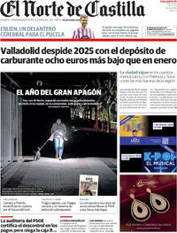 Portada El Norte de Castilla 2025-12-31