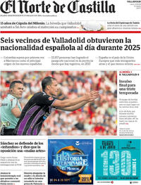 Portada El Norte de Castilla 2026-06-01